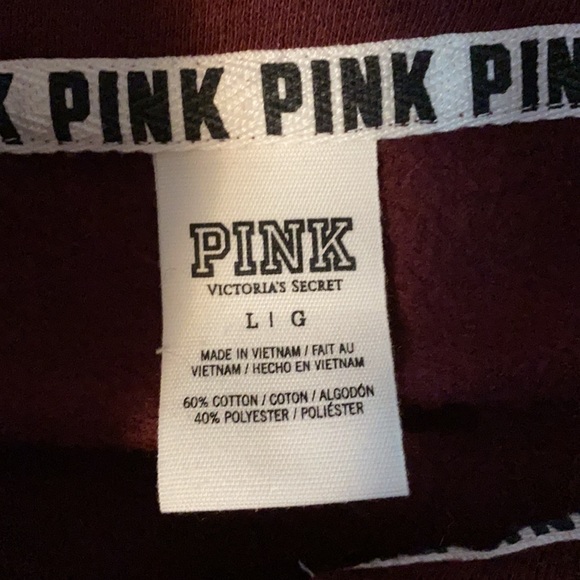 Victoria’s Secret Pink Quarter Zip - Picture 2 of 2